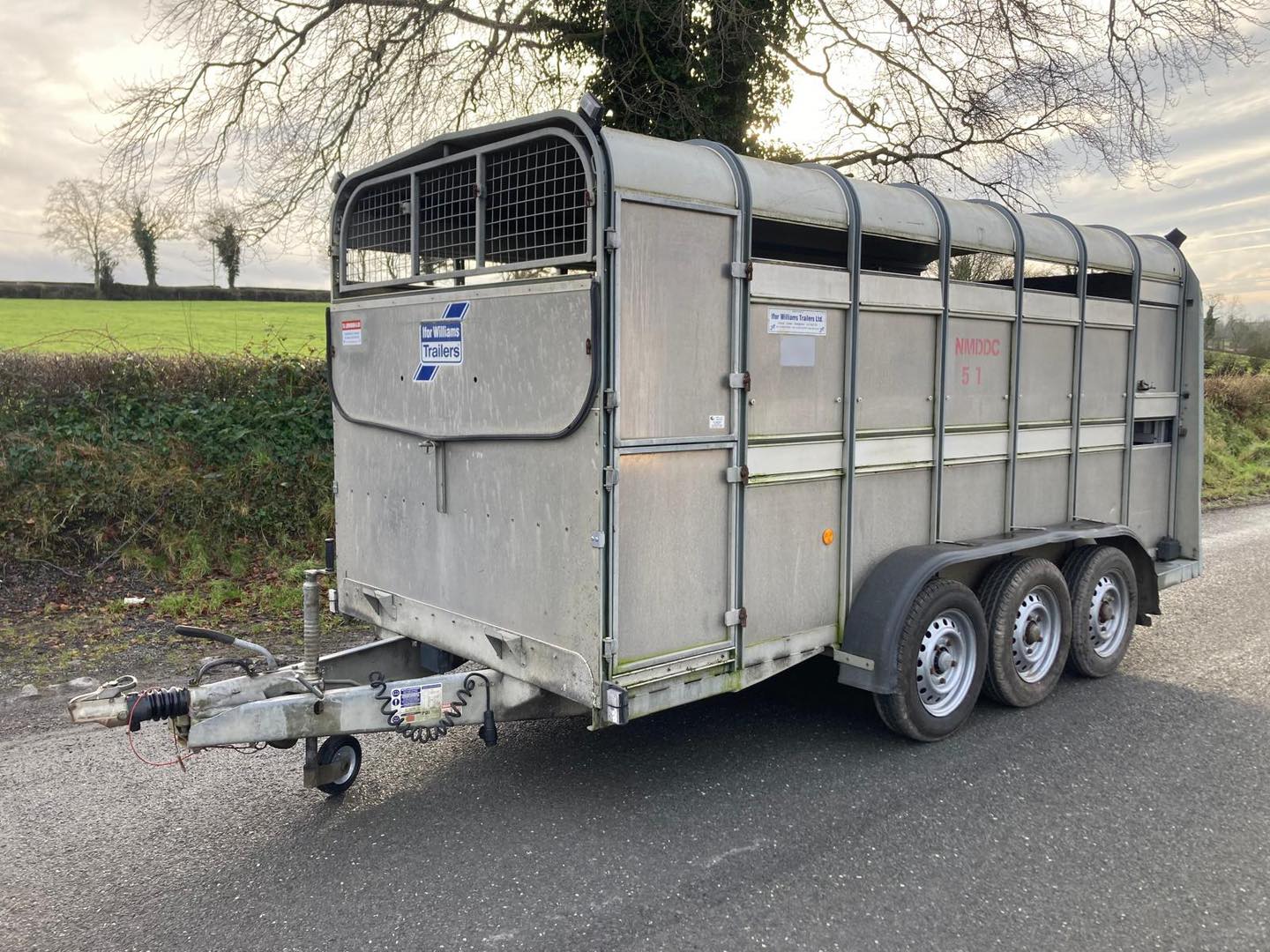 Ifor Williams TA510-14 x5’10 Tri Cattle Trailer