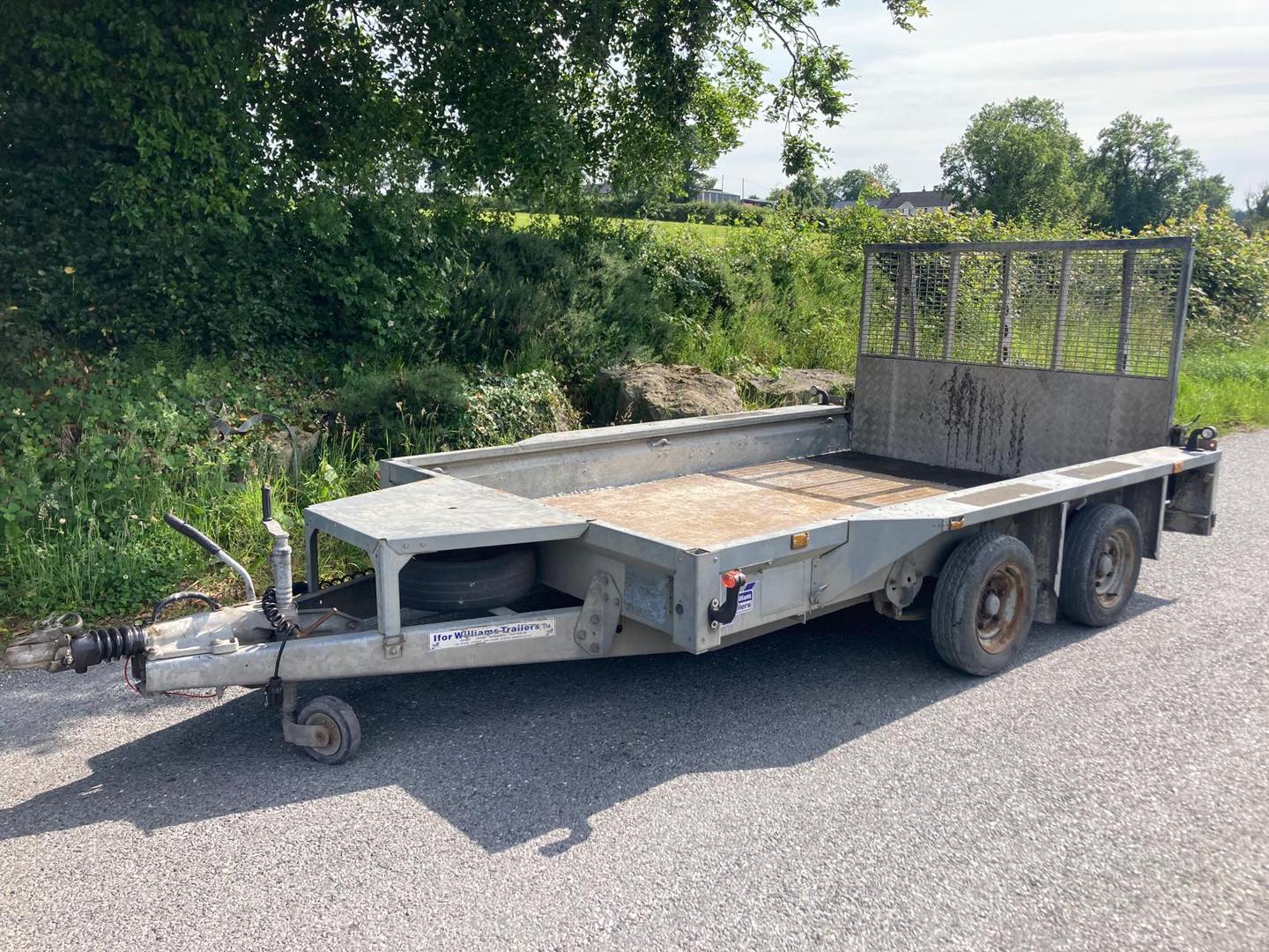 Ifor Williams GX106 (10x6’1) Plant Trailer.