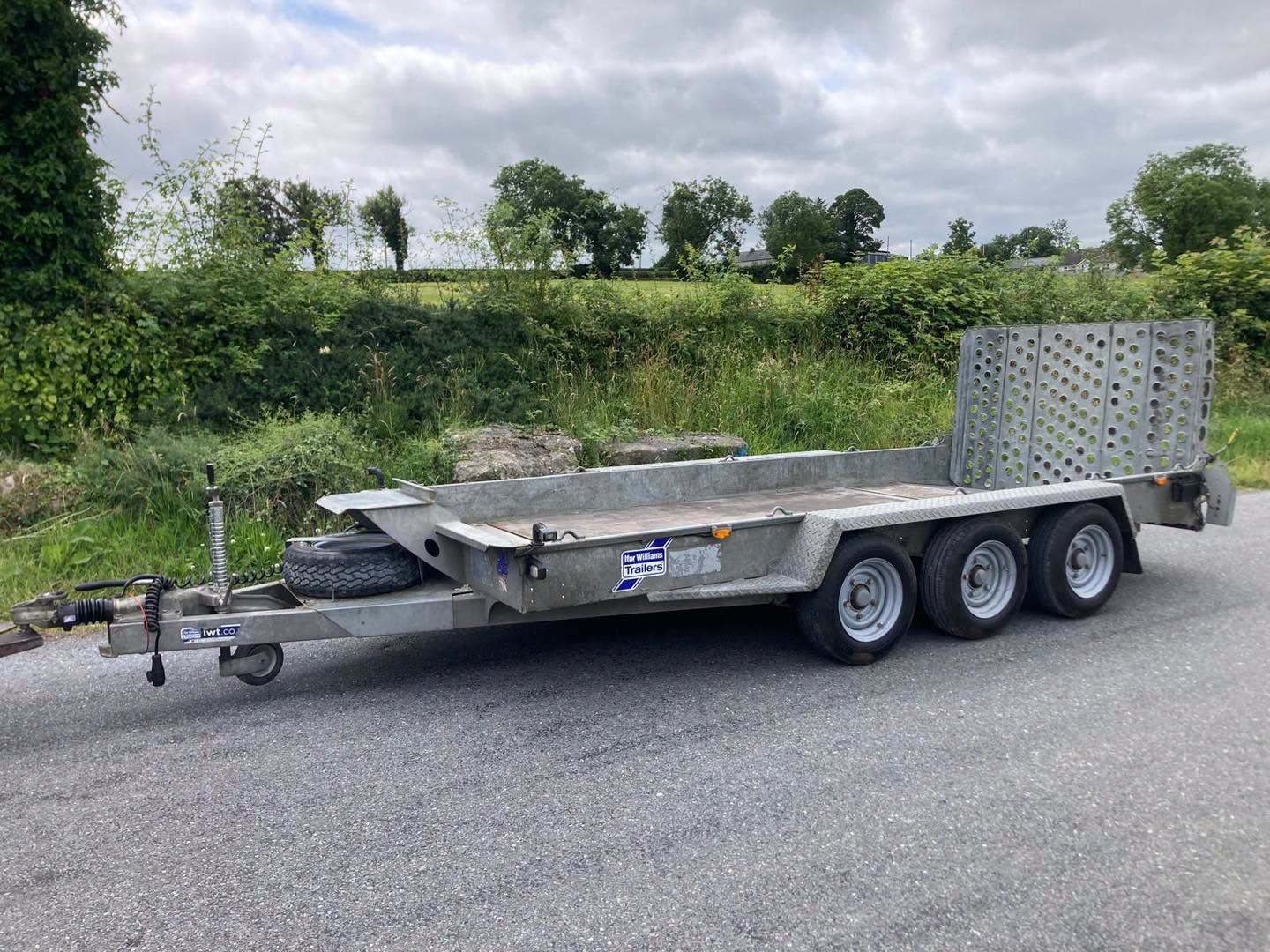 Ifor Williams GH146 Tri 14x6 Plant Trailer