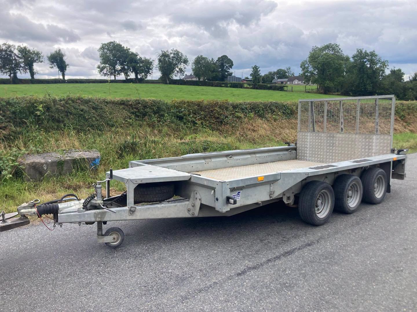 Ifor Williams GX126 Tri (12x6) Plant Trailer